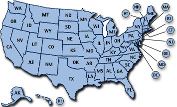 corporate housing map